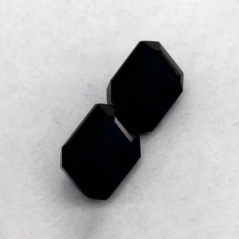 2.78 Total Carat Weight Emerald Natural Blue Sapphire