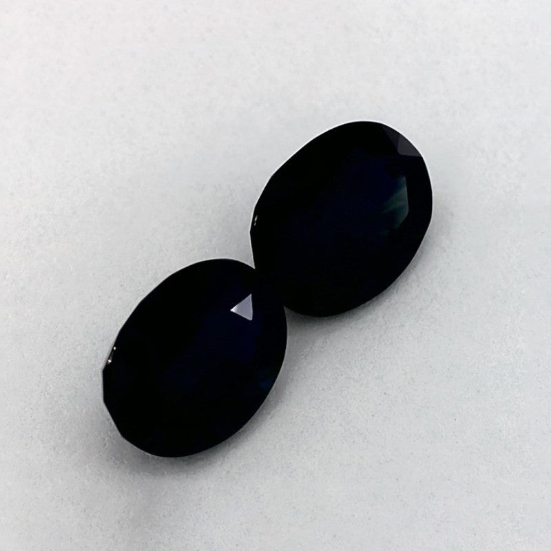 3.45 Total Carat Weight Oval Natural Blue Sapphire