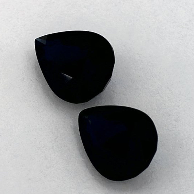 3.07 Carat Pear Natural Blue Sapphire