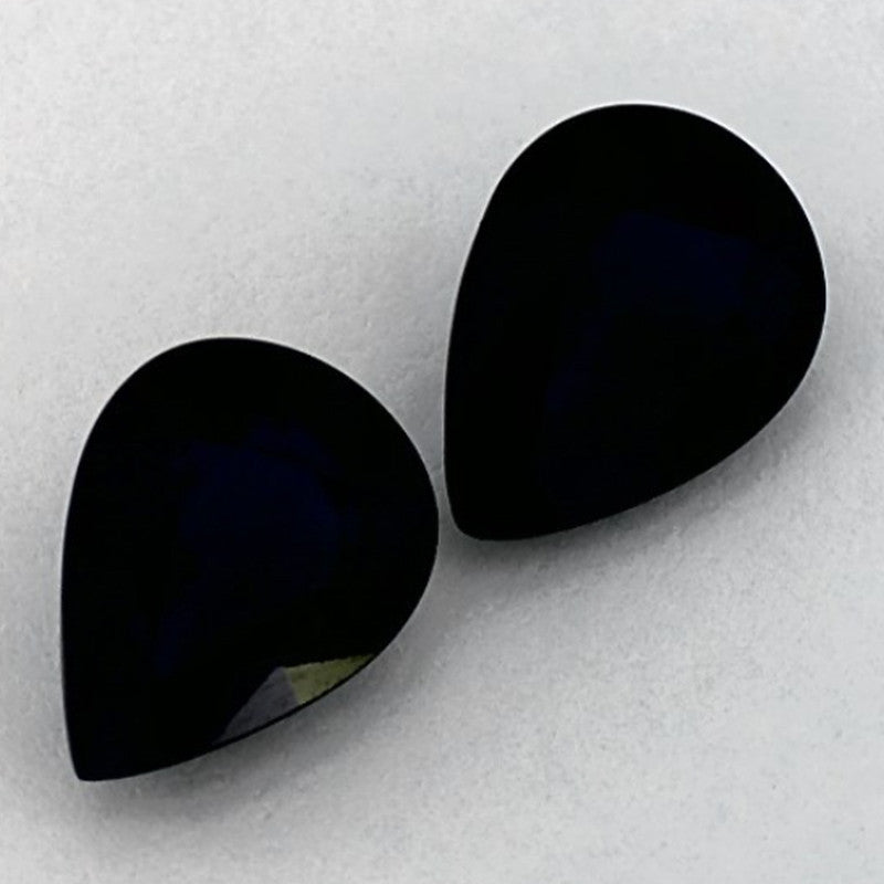 3.07 Carat Pear Natural Blue Sapphire