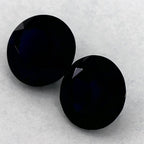 3.69 Carat Round Natural Blue Sapphire