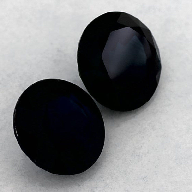 3.69 Carat Round Natural Blue Sapphire