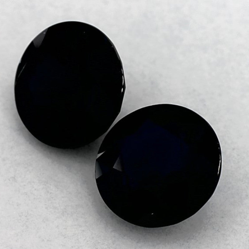 5.21 Carat Round Natural Blue Sapphire