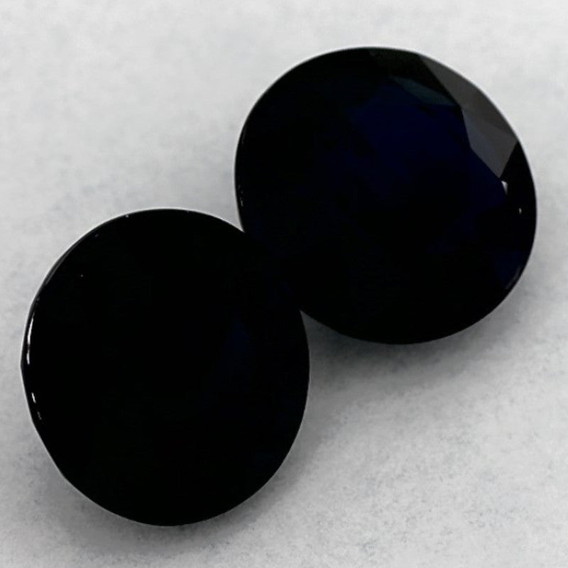 5.21 Carat Round Natural Blue Sapphire