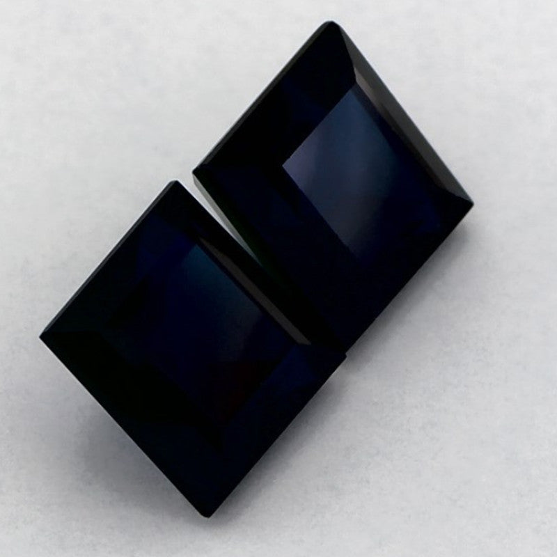 2.91 Carat Princess Natural Blue Sapphire