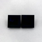3.25 Total Carat Weight Princess Natural Blue Sapphire