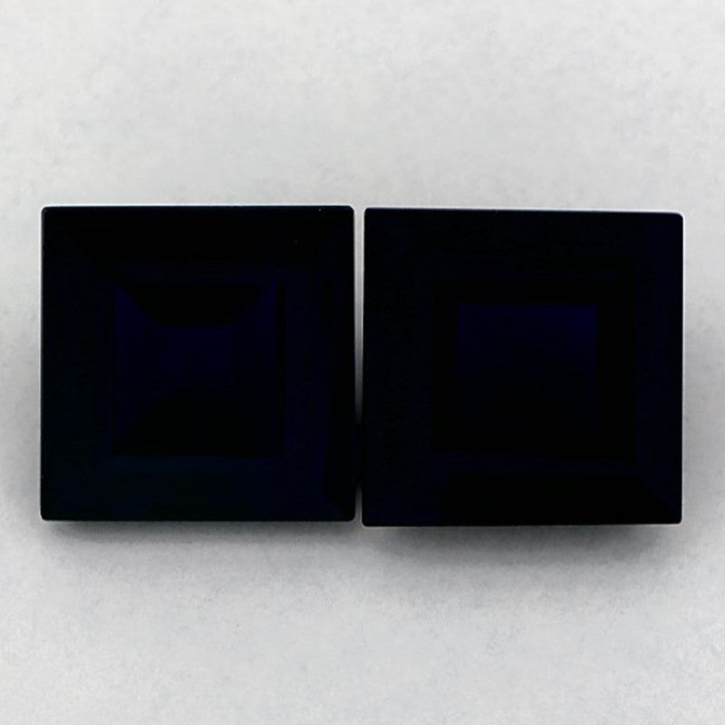 3.48 Carat Princess Natural Blue Sapphire