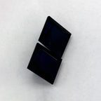 3.74 Total Carat Weight Princess Natural Blue Sapphire