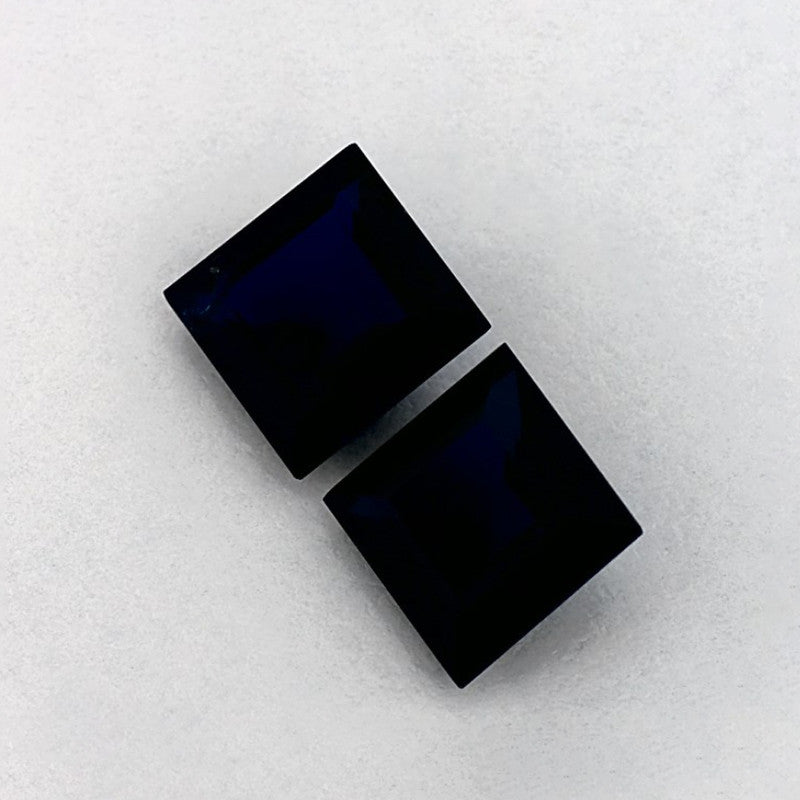 2.40 Carat Princess Natural Blue Sapphire