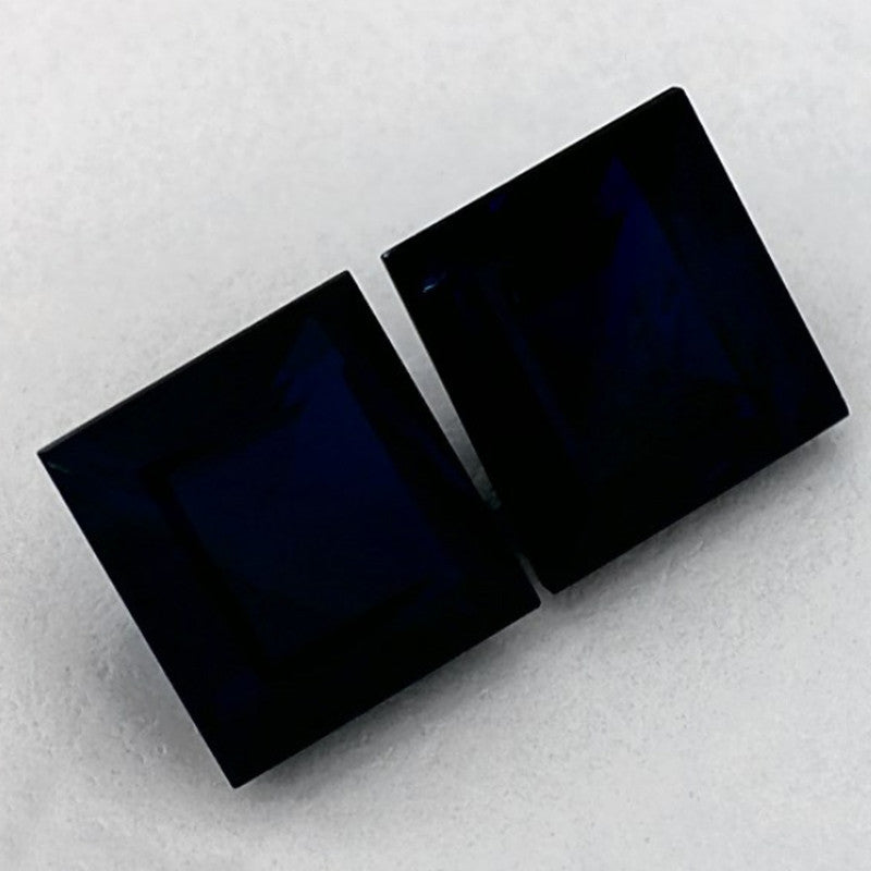 2.43 Carat Princess Natural Blue Sapphire