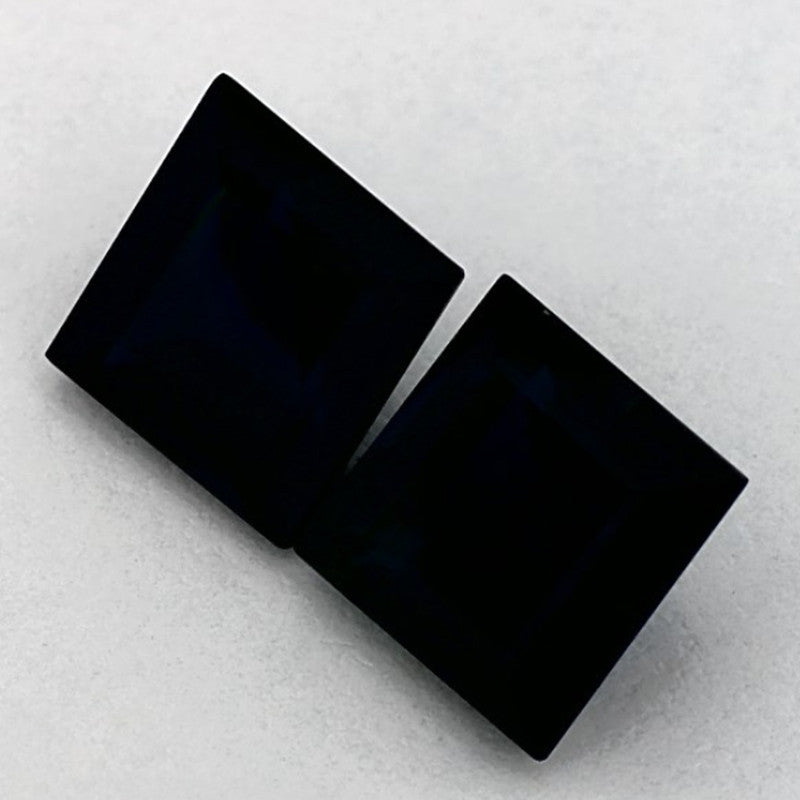 2.84 Carat Princess Natural Blue Sapphire