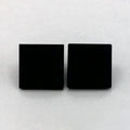 3.35 Total Carat Weight Princess Natural Blue Sapphire