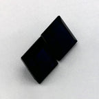 3.35 Total Carat Weight Princess Natural Blue Sapphire