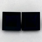 3.72 Carat Princess Natural Blue Sapphire