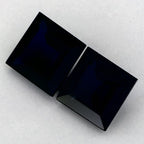 3.72 Carat Princess Natural Blue Sapphire