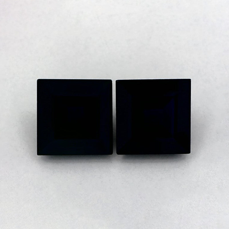 4.13 Total Carat Weight Princess Natural Blue Sapphire