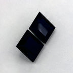 4.13 Total Carat Weight Princess Natural Blue Sapphire