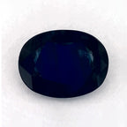 1.25 Carat Oval Natural Blue Sapphire