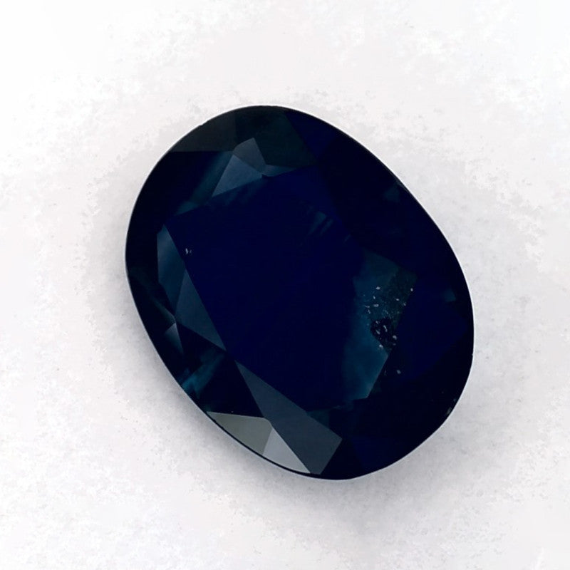 1.25 Carat Oval Natural Blue Sapphire