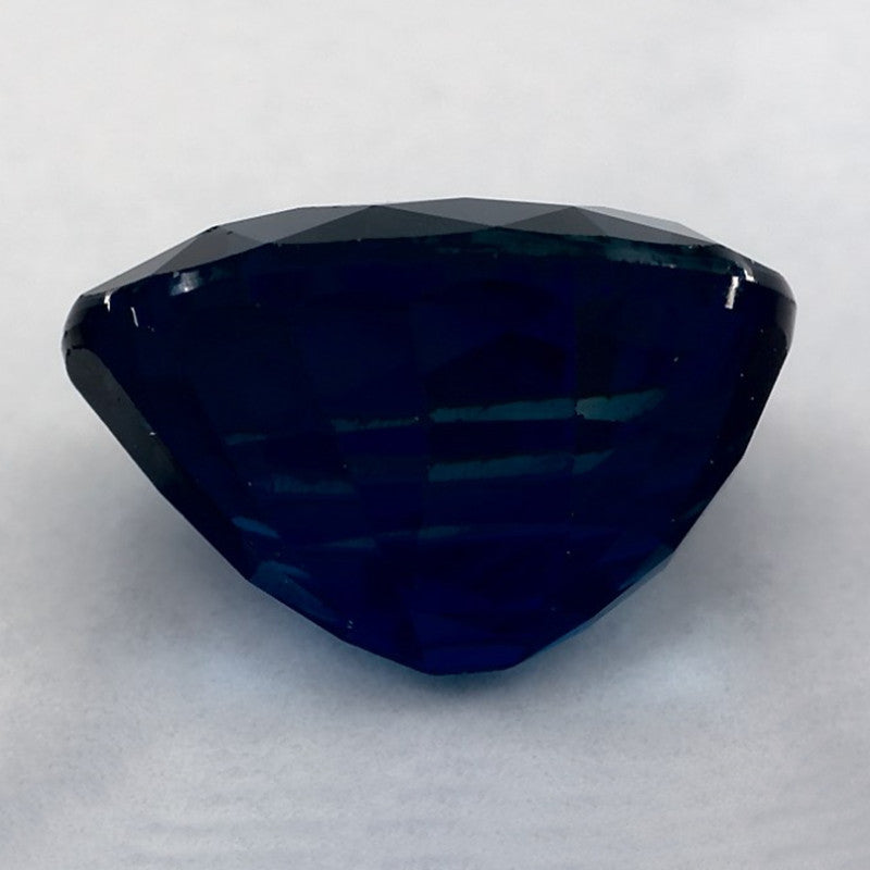 3.74 Carat Oval Natural Blue Sapphire
