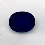 2.46 Carat Oval Natural Blue Sapphire