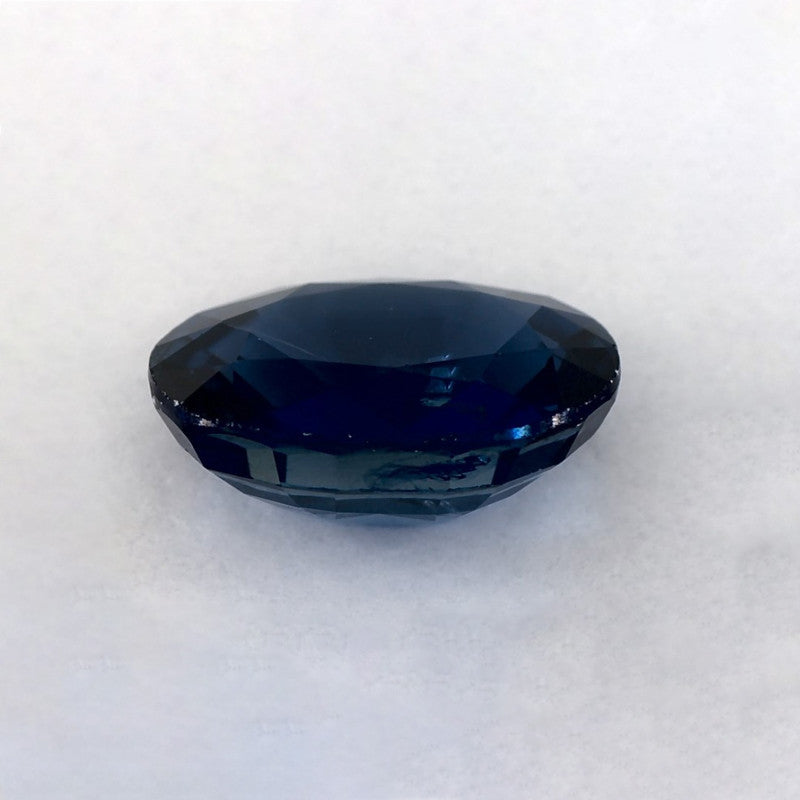 2.46 Carat Oval Natural Blue Sapphire