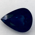 2.51 Carat Pear Natural Blue Sapphire
