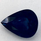 2.51 Carat Pear Natural Blue Sapphire