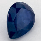 1.29 Carat Pear Natural Blue Sapphire