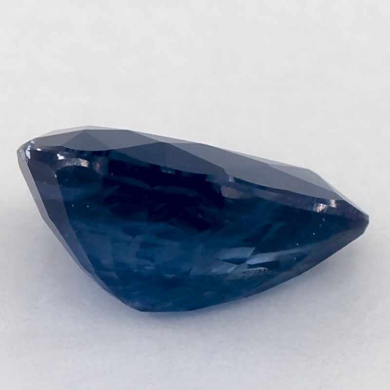 1.29 Carat Pear Natural Blue Sapphire