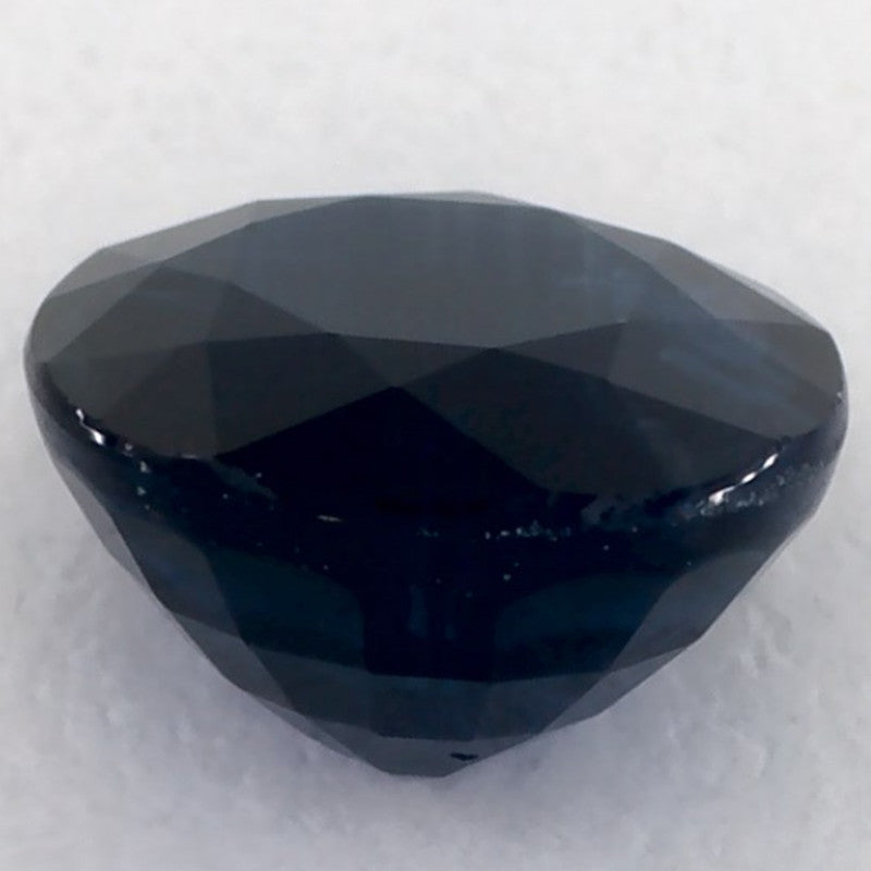 1.06 Carat Round Natural Blue Sapphire