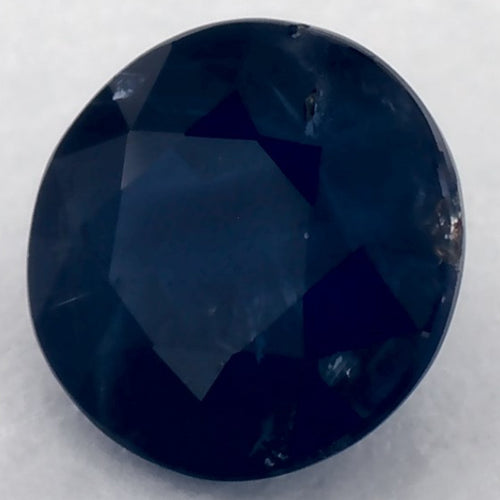 1.11 Carat Round Natural Blue Sapphire