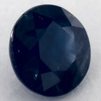 1.11 Carat Round Natural Blue Sapphire