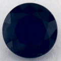 1.16 Carat Round Natural Blue Sapphire