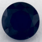 1.16 Carat Round Natural Blue Sapphire