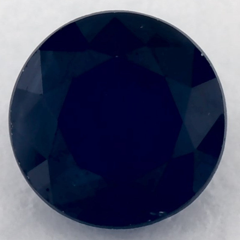 1.16 Carat Round Natural Blue Sapphire