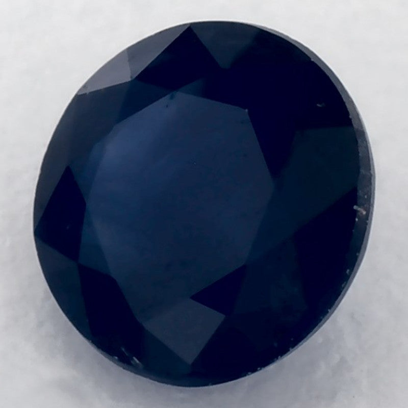 1.16 Carat Round Natural Blue Sapphire