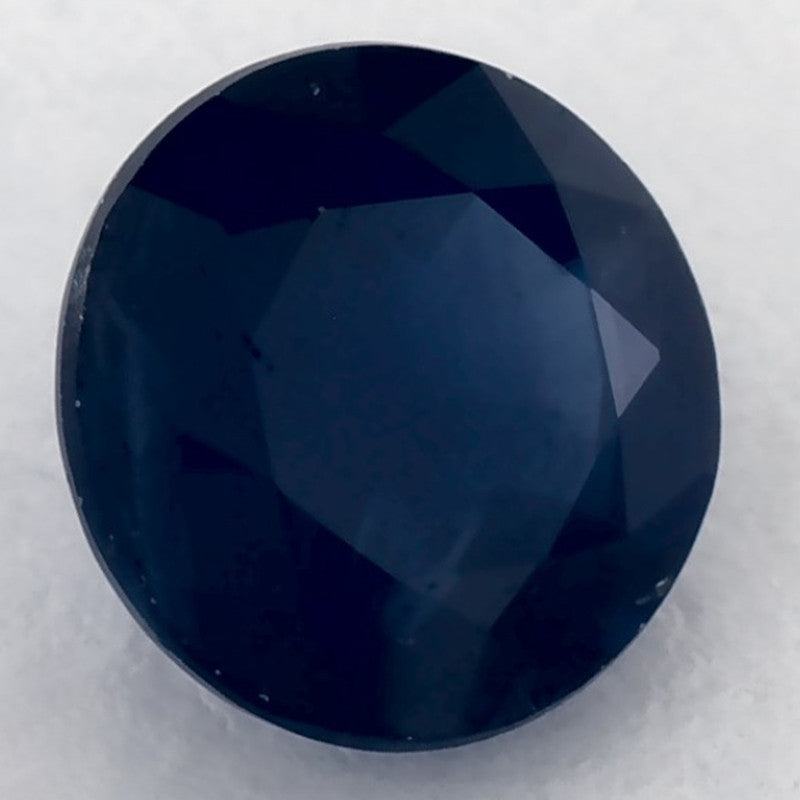1.16 Carat Round Natural Blue Sapphire