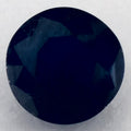 1.36 Carat Round Natural Blue Sapphire
