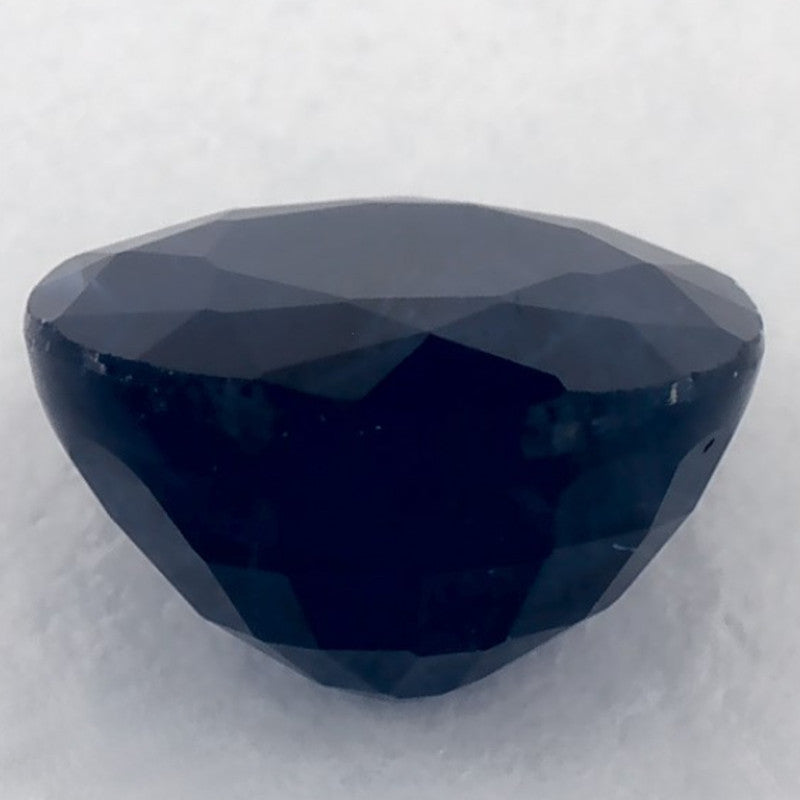1.36 Carat Round Natural Blue Sapphire