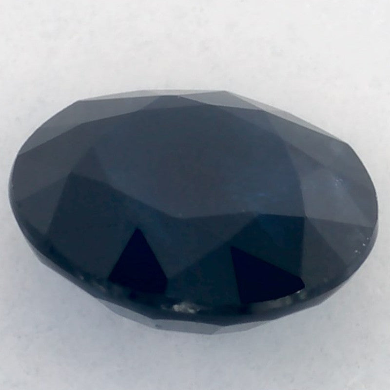 0.90 Carat Round Natural Blue Sapphire