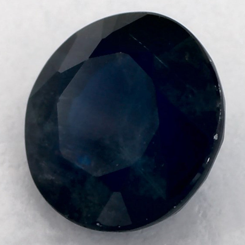 1.49 Carat Round Natural Blue Sapphire
