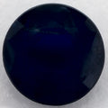 1.01 Carat Round Natural Blue Sapphire