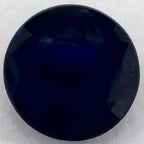 1.01 Carat Round Natural Blue Sapphire
