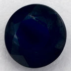 1.01 Carat Round Natural Blue Sapphire