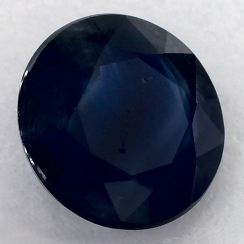 1.01 Carat Round Natural Blue Sapphire