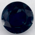 3.12 Carat Round Natural Blue Sapphire