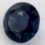 3.12 Carat Round Natural Blue Sapphire
