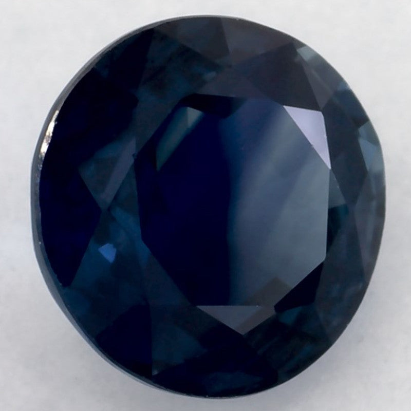 3.12 Carat Round Natural Blue Sapphire