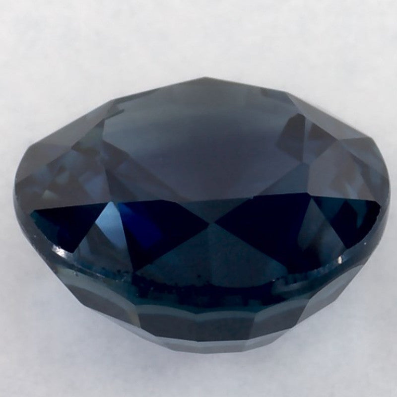 3.12 Carat Round Natural Blue Sapphire